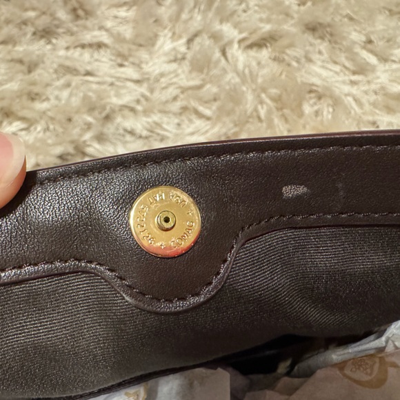 ❌SOLD❌✨Gently Used Ladies Coach Signature Brown and Tan Shoulder Bag✨ - Picture 16 of 16